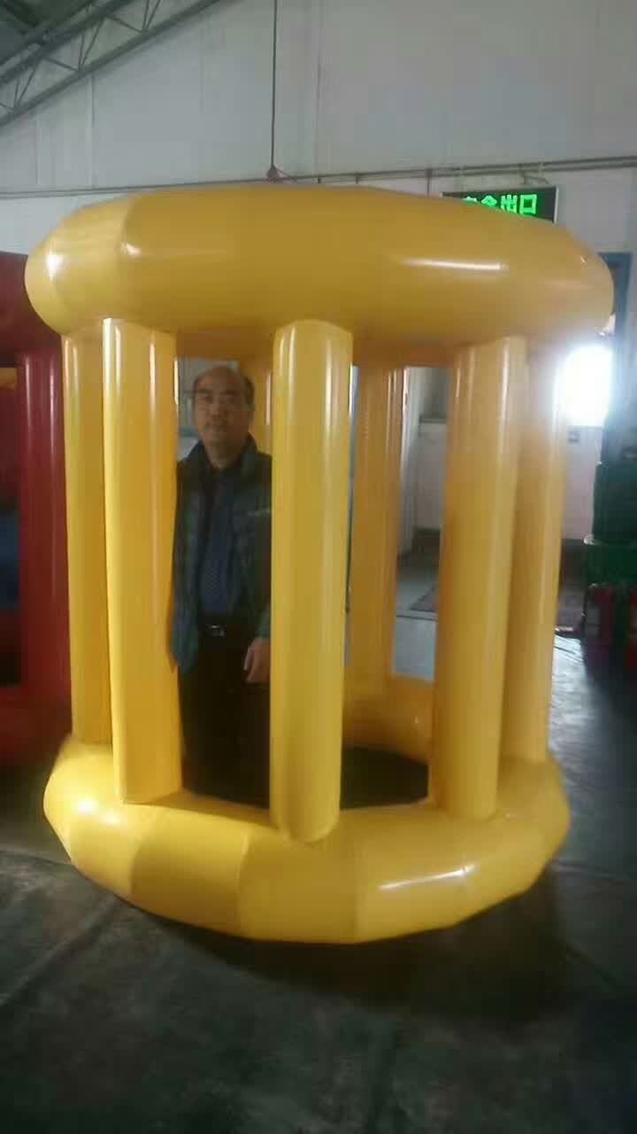 锦山镇水上滚筒球